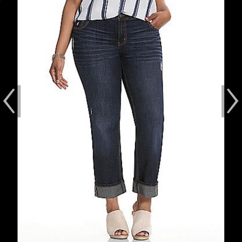 Lane Bryant Straight Crop Capri Jeans 14R